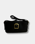 Rylan Baguette Bag in Black