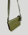 Jil Sander Olive Green Crossbody Bag Brand New With Tags 100% Leather
