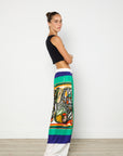 Christopher Esber Bandana Print Silk Pants