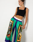 Christopher Esber Bandana Print Silk Pants