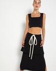 Christopher Esber White Cord Skirt