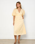 Zimmermann Tie Neck Midi Dress