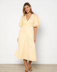 Zimmermann Tie Neck Midi Dress