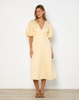 Zimmermann Tie Neck Midi Dress