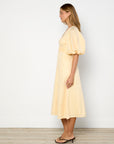 Zimmermann Tie Neck Midi Dress