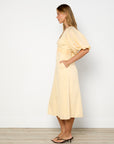 Zimmermann Tie Neck Midi Dress