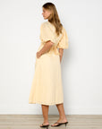 Zimmermann Tie Neck Midi Dress