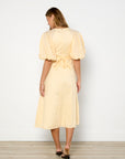 Zimmermann Tie Neck Midi Dress