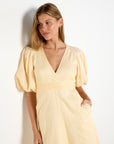 Zimmermann Tie Neck Midi Dress