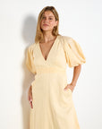 Zimmermann Tie Neck Midi Dress