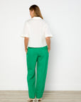 Oroton Pleat Pant in Jewel Green