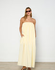 Esse Studios Strapless Cotton Dress