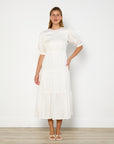 SIR. Lorena Tiered Midi Dress
