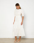 SIR. Lorena Tiered Midi Dress