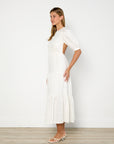 SIR. Lorena Tiered Midi Dress