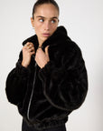 Helmut Lang Faux Fur Jacket