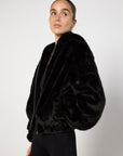 Helmut Lang Faux Fur Jacket