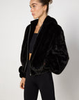Helmut Lang Faux Fur Jacket