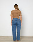 Lucy Folk Fringed Crop Top