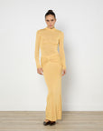 Auteur Golden Quinn Skirt and Top Set Size XS Brand New With Tags
