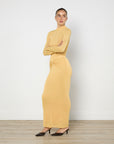 Auteur Golden Quinn Skirt and Top Set Size XS Brand New With Tags