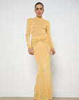 Auteur Golden Quinn Skirt and Top Set Size XS Brand New With Tags