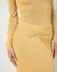 Auteur Golden Quinn Skirt and Top Set Size XS Brand New With Tags