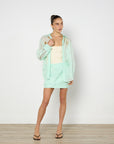 Oroton Mint Lace Shirt and Skirt Set