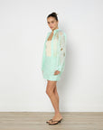 Oroton Mint Lace Shirt and Skirt Set