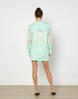 Oroton Mint Lace Shirt and Skirt Set