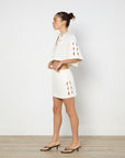 Shona Joy Birdie Scallop Top and Mini Skirt