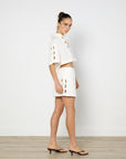 Shona Joy Birdie Scallop Top and Mini Skirt