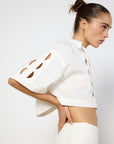Shona Joy Birdie Scallop Top and Mini Skirt