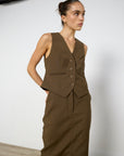 Viktoria & Woods Tailored Vest and Pencil Skirt