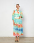 Luuda Tie Dye Midi Dress