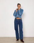 SLVRLAKE Silence Denim Jacket in Pacific