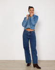 SLVRLAKE Silence Denim Jacket in Pacific