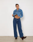 SLVRLAKE Silence Denim Jacket in Pacific
