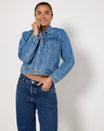SLVRLAKE Silence Denim Jacket in Pacific