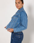 SLVRLAKE Silence Denim Jacket in Pacific