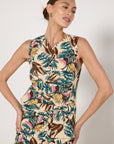 Ulla Johnson Tropical Print Midi Dress
