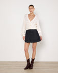 Aje Grooves Lace Stitch Cardigan