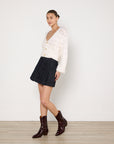 Aje Grooves Lace Stitch Cardigan