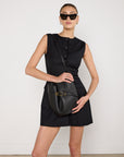Liffner Buckled Leather Bucket Bag