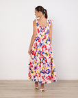 Kate Spade Summer Flowers Tiered Midi Dress