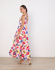Kate Spade Summer Flowers Tiered Midi Dress
