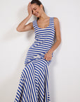 Luuda Striped Jersey Maxi dress