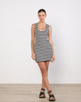 Luuda Striped Jersey Mini dress