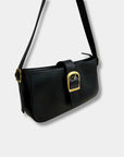 Rylan Baguette Bag in Black