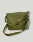 Jil Sander Olive Green Crossbody Bag Brand New With Tags 100% Leather